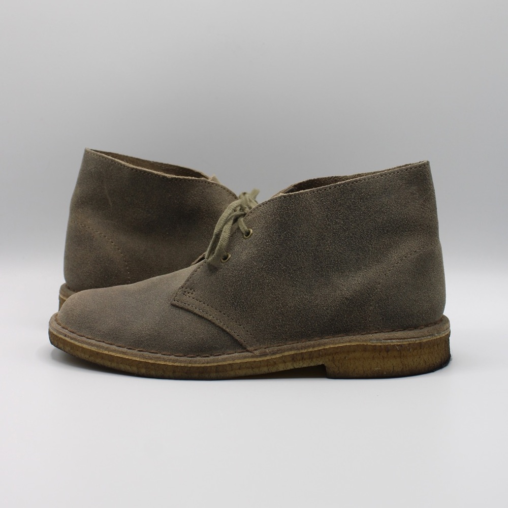 Clarks Originals Desert Boot Taupe Distressed